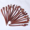 Red Sandalwood Wooden Hairpin Vintage Hair Sticks New Hair Clips Women
