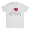 I Love Jacob Elordi Unisex s T Shirt Vintage Tees Short Sleeve Round Neck TShirt Cotton Printing Clothing