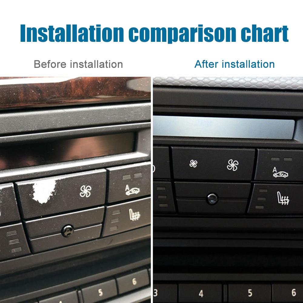 Car Interior Air Conditioning Wind Cover AC Volume Cap Fan Button For BMW 3 Series E90 E92 E93 E87 X1 E84 X3 F25 318i 320i