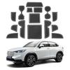 LFOTPP Резиновые коврики в салон для Honda Vezel 2-го поколения Серия RV Кармашек двери Консоль Нескользящие коврики Набор из 15 шт. Белый [Параллельный импорт]