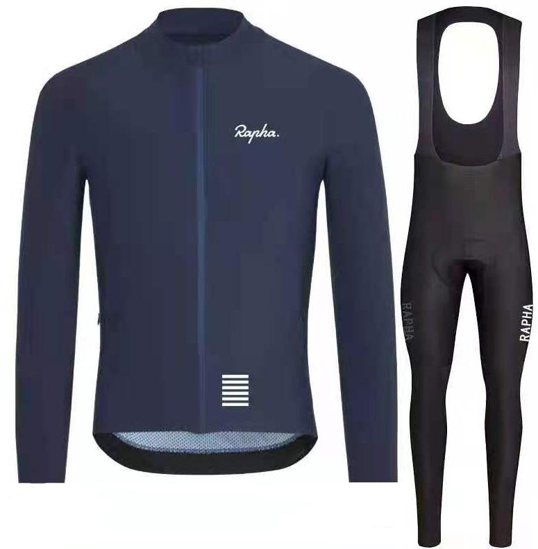 Разнообразие мужской и женской одежды RAPHA для езды на велосипеде с длинным рукавом из флиса на осень и зиму, Комплект спортивной одежды для шоссейного велосипеда