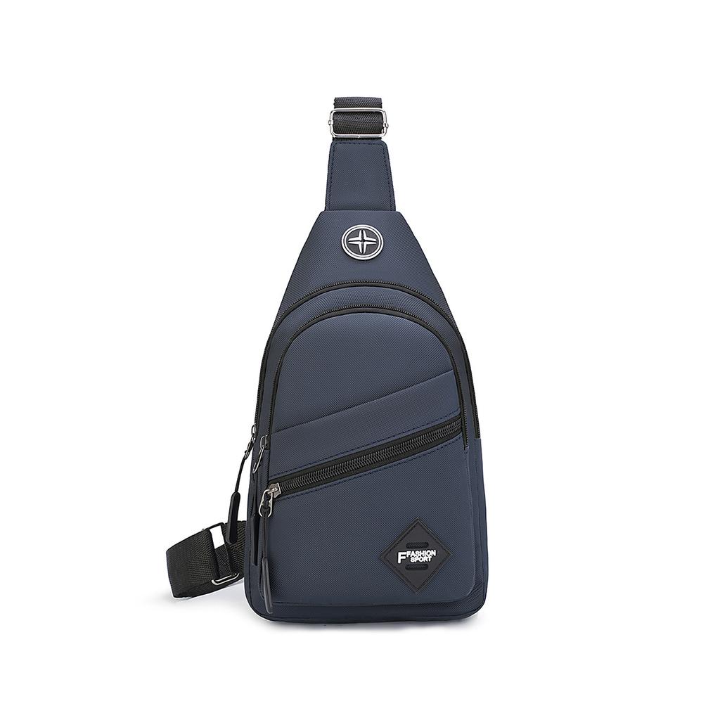 Men's Chest Bag Outdoor Sports Chest Bag Men's Casual Couple Trend Backpack Large Capacity Shoulder Messenger Bag.