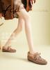 Boken Shoes Plush Warm Deep Cut Lace Up Retro Snow Shoes