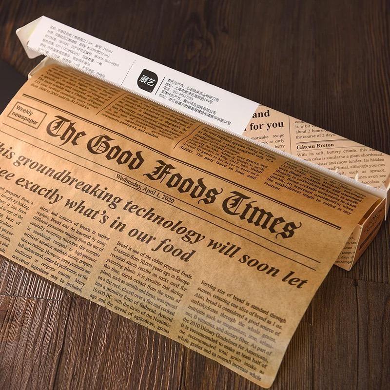 5m*30cm Parchment Paper Grease Resistant Basket Liner Oilpaper Bread Sandwich Burger Fries Wrappers Baking Tools