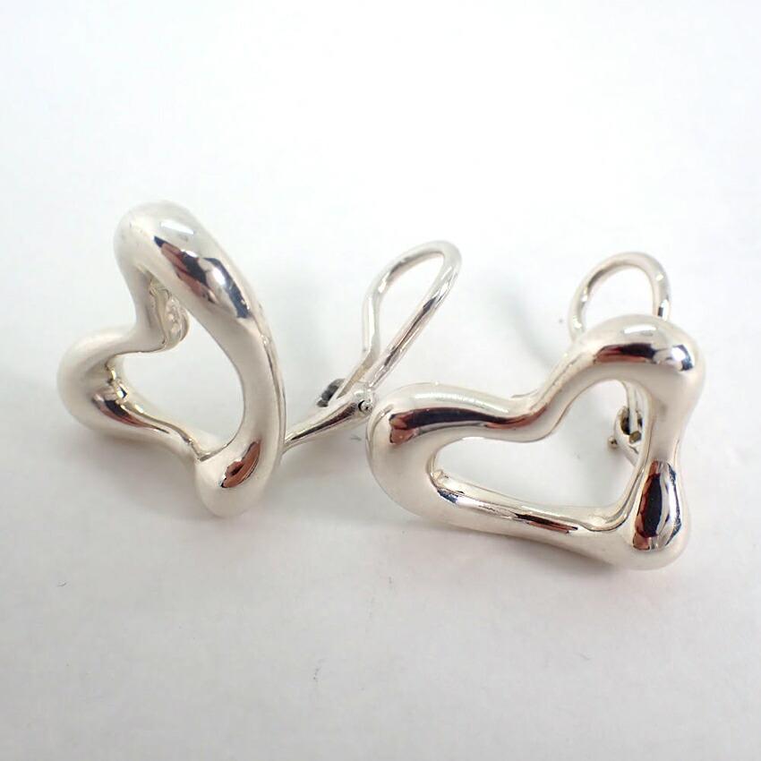 [Б/у] Серьги TIFFANY/Tiffany 925 с открытым сердцем/g428-66