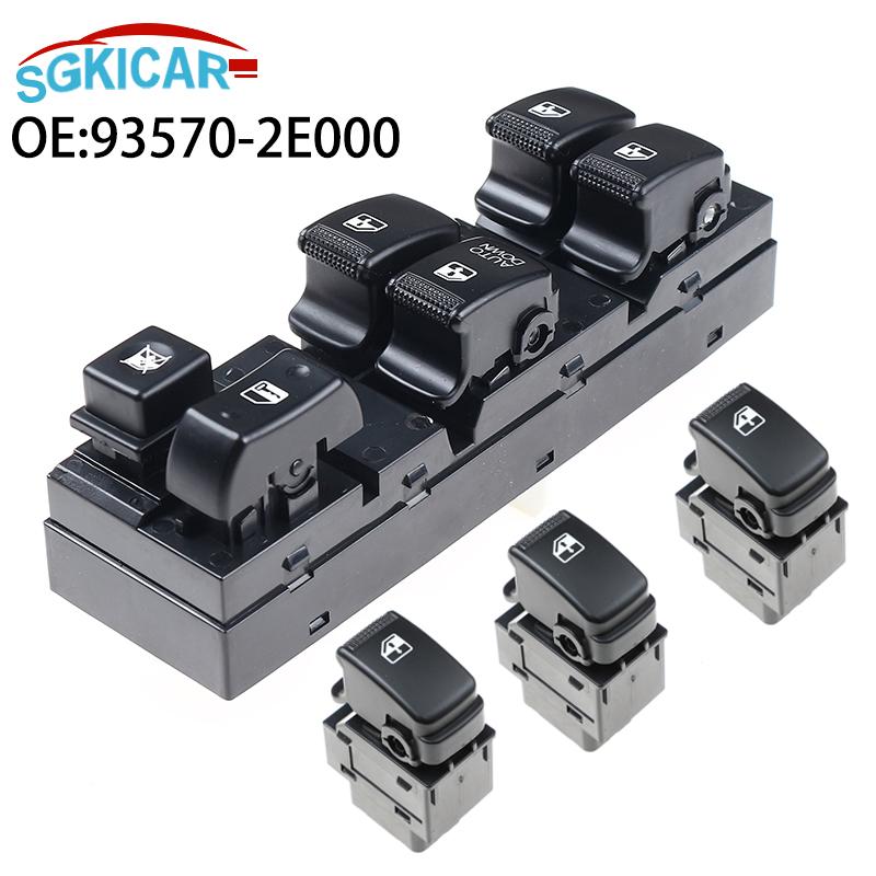 93570-2E000 935702E000 Electric Master Power Window Control Switch Button 93580-2E000 For Hyundai Tucson 2005-2010 935802E000