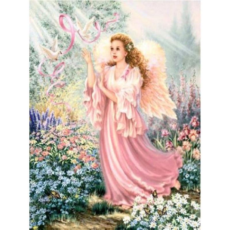 5D Алмазная картина Религии Серия Ангел Младенец Христос Алмазная вышивка Домашний декор