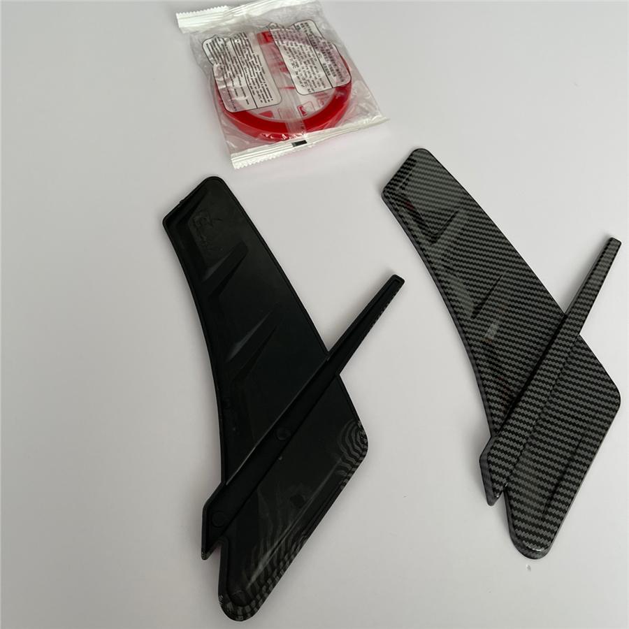 Carbon Fiber Look Car Side Wing Cover Air Intake Flow Fender Vent Trim Stickers