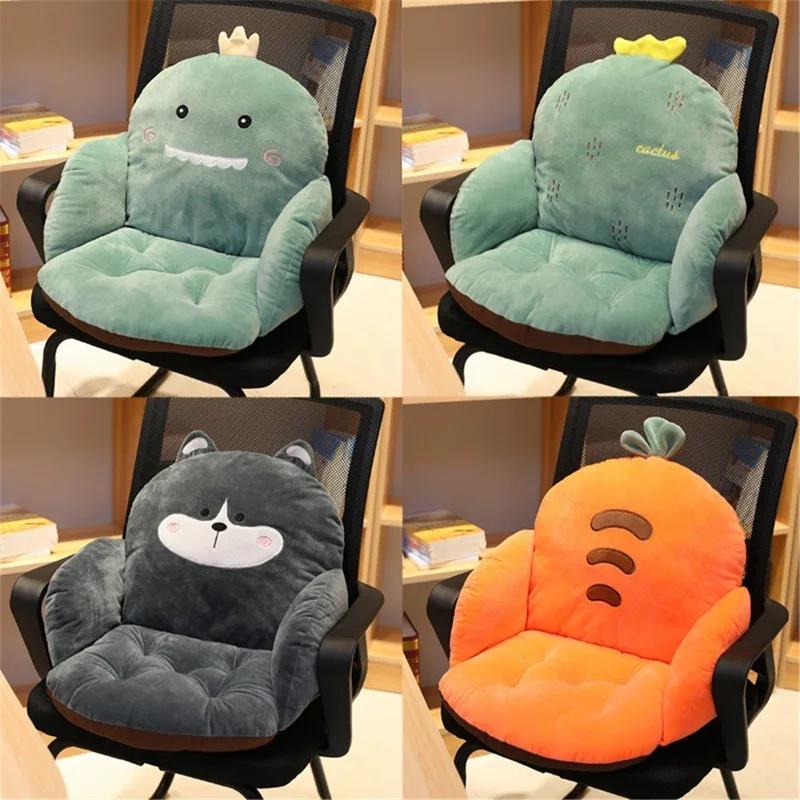 Semi-covered Cushion Sofa Cushion Fruit Animal Dinosaur Cactus Erha Carrot Chinchilla Cushion