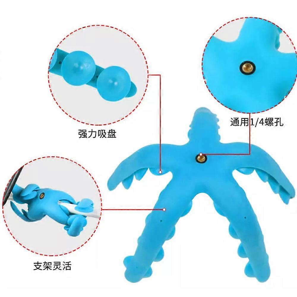 Flexible 5 Tentacles Suction Camera Holder,Suction Grip Octopus-Inspired Stand