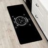 Entrance Front Door Doormat W-Witchcrafts Moon Cat Non-slip Kitchen Rug Living Room Rugs Balcony Bathroom Foot Mat Floor Mats