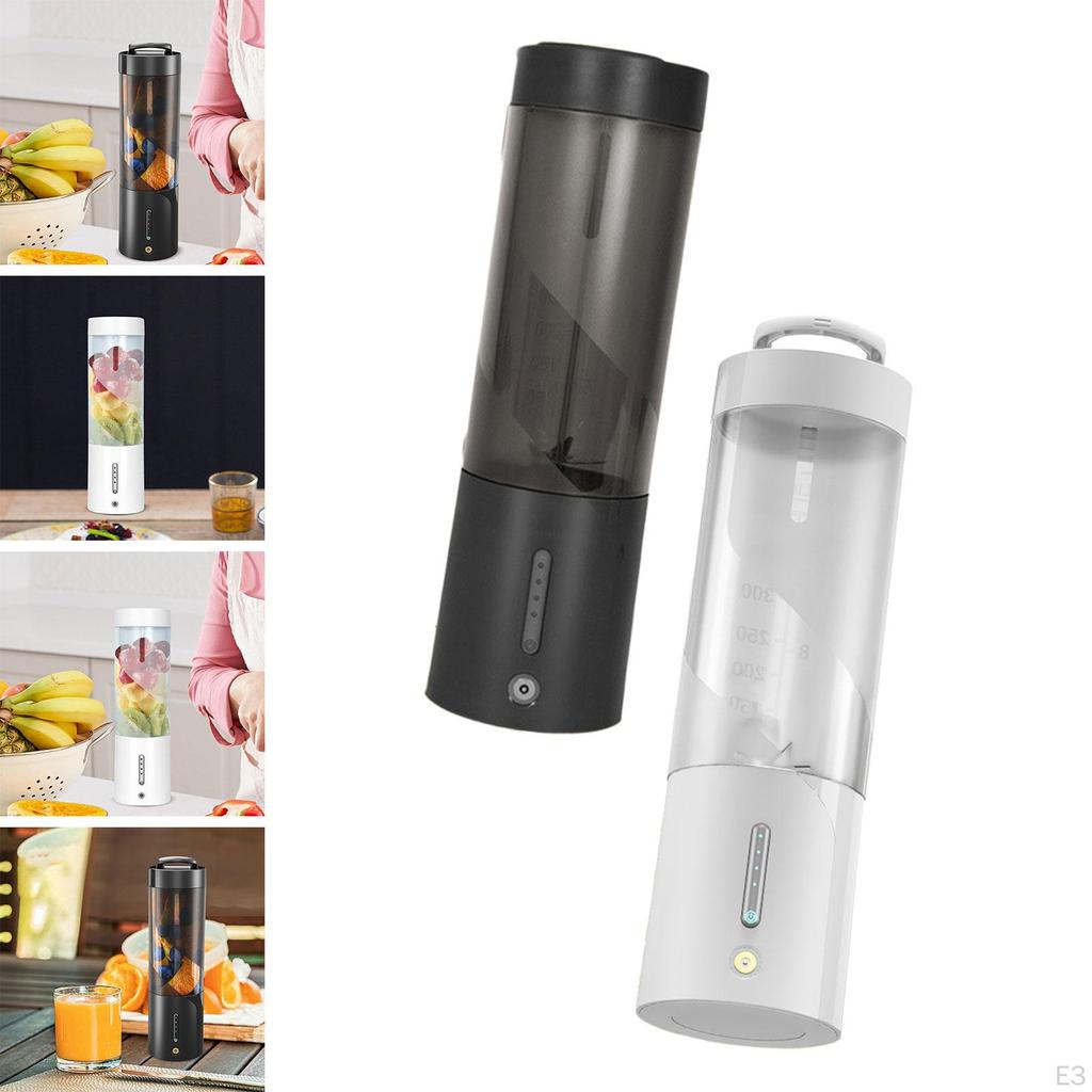 Blender Juicer Juice Maker Machine USB Portable with 6 Blade Electric Mixer for Smoothie and