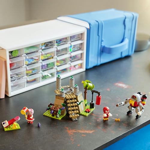 LEGO Sonic the Hedgehog Knuckles and the Temple of the Master Emerald Игрушка Подарок на день рождения BlockGame 76998