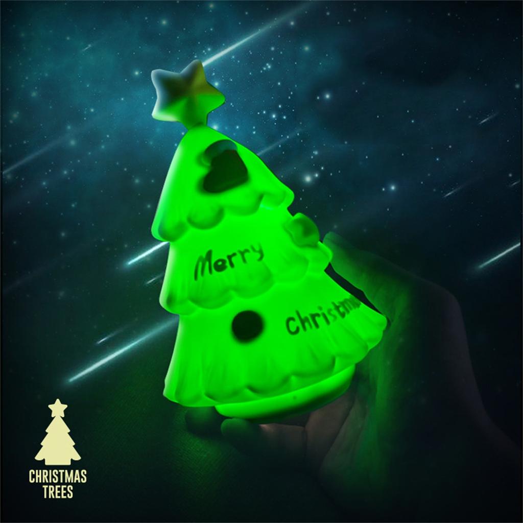 Рождественское украшение, ночник в виде елки, 120 В, светодиодный рождественский светильник, декор для спальни, ванной, кухни, коридора, лестницы