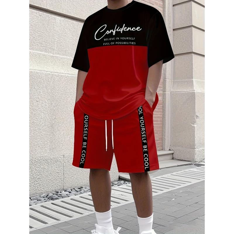 Повседневный Свободный Спортивный Костюм Удобная Универсальная Спортивная Одежда Мужская