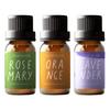 Набор эфирных масел: Розмарин, Апельсин, Лаванда (3 шт), Essential Oils: Rosemary, Orange, Lavender Set of 3, Essentialista
