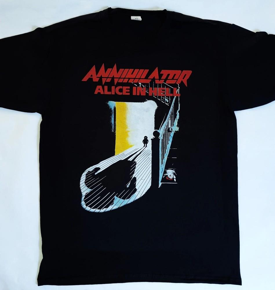 New Annihilator Alice in Hell Cotton Unisex S-5XL Shirt MD235 Unisex T-Shirt