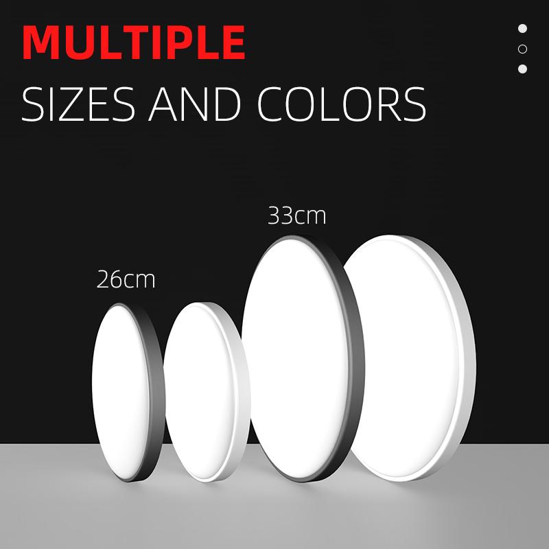 Surface Mount Led Ceiling Light 220V 26CM 33CM 40CM Big Size Ceiling Lamp for Living Room Bedroom Kitchen