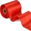 4 Inch Silk Band Large Satin Red Ribbon Red Satin Satin Fabric Satin Ribbon