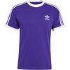 Originals Adicolor Classics 3-Stripes Logo Striped Slim Fit Short Sleeve T-Shirt Men Tops Academy-Purple IZ2369