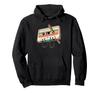 Retro Cassette and Pencil 80s 90s Music Fan Hoodie