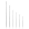 12Pcs Multi-Size Blind Needles Silver/Gold Tail Side Hole Needles for Elderly DIY Hand Sewing Embroidery Needlework Tool