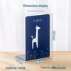 Набор из 6 креативных подставок для книг: Подставка для книг, разделитель, зажимы, ограничители, настольная книжная полка в стиле Ins.