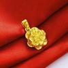 Women's Gold-Tone Heart Clover Pendant Necklace