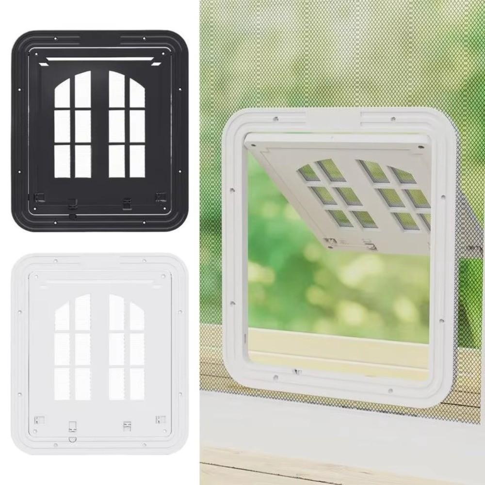 Self-Closing Pet Lockable Screen Door Reinforced Cat Door Hole Dog Screen Door House Accessories