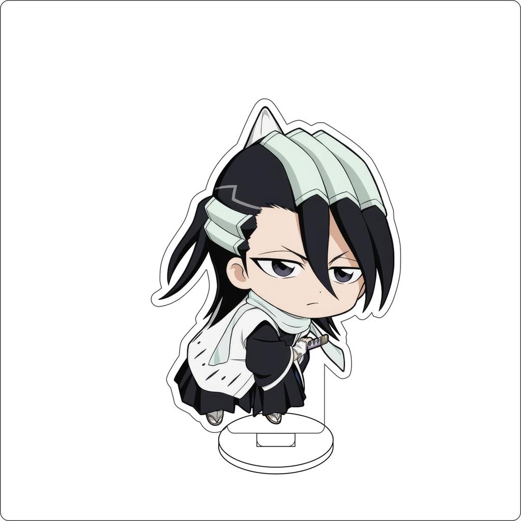 10 см Аниме BLEACH Фигурка Подставка Модель Грэммджоу Джагерджак/Урахара Киске/Куросаки Ичиго Милый Декор для Стола Стоячий Знак Подарки
