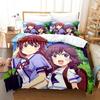 Новый комплект постельного белья Anime Girls The Demon Girl Next Door Single Twin Full Queen King Size Bed Set Adult Kid Bedroom Duvetcover Sets