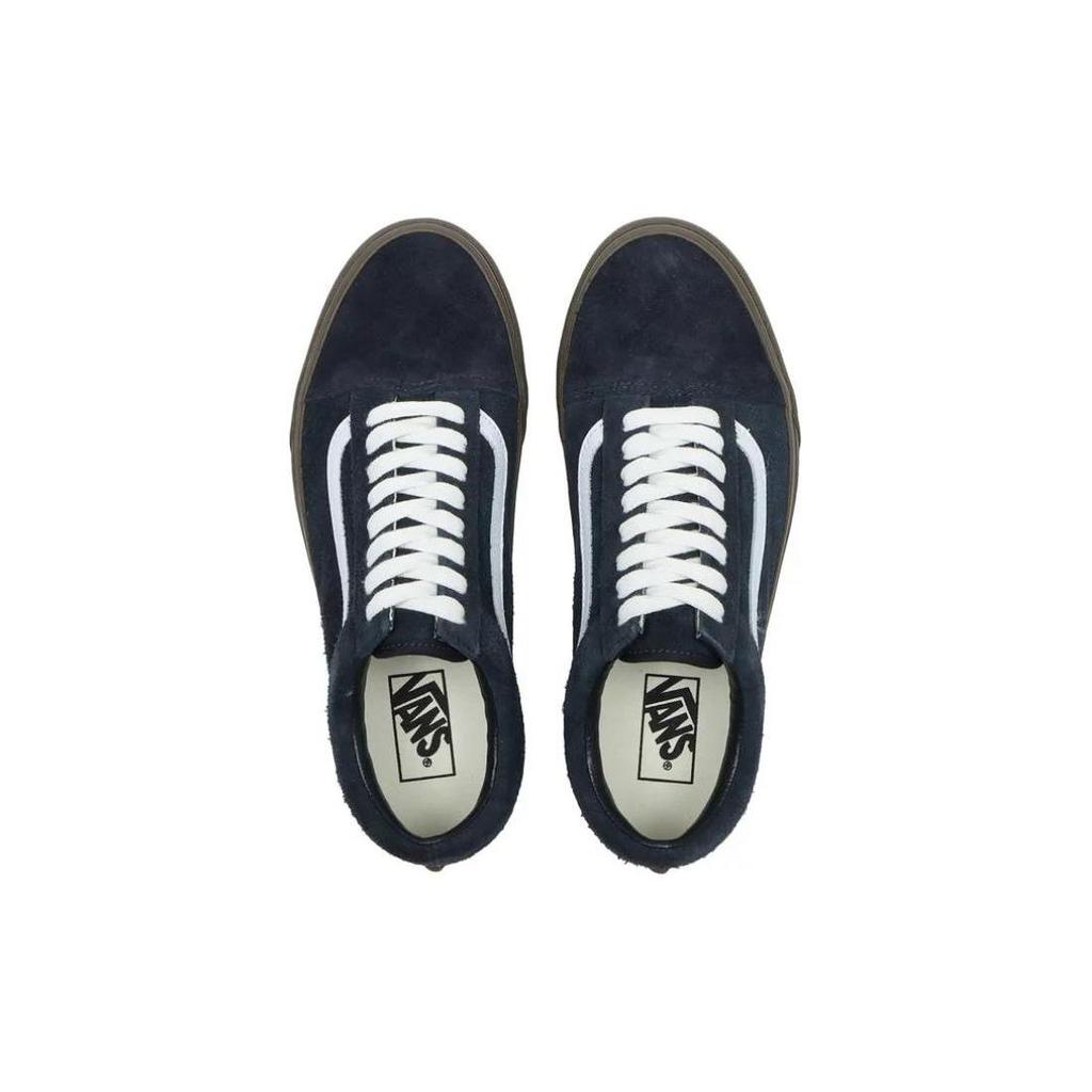 Vans Old Skool Hairy Suede - Dark Navy Unisex Sneakers Blue White VN0005UADNV