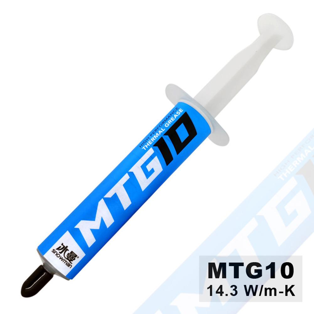 5/10g Syringe MTG5/MTG10 Thermal Conductive Grease Paste 14.3W/mk Processor CPU Heat Sink Fan Cooling VGA Commpound Plaster