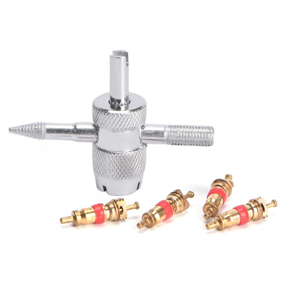 Valve Core Valve Core wrench Valve Stem Core Remover Valve Core Removal Tool Tire Screwdriver