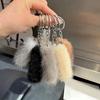 Мини Милый Мех Норки Маленький Хвост Брелок Подвеска для Ключей Автомобиля Интернет Знаменитость Плюшевый Хвост Подвеска для Задней Сумки Подарок