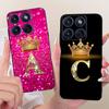 Для Motorola Edge 70 Модный чехол для телефона с буквой-короной Для Motorola Moto X70 Air Edge70 5G XT2601-2 Черный силиконовый мягкий чехол