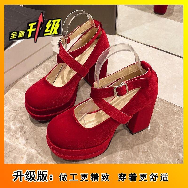 Модные женские туфли Мэри Джейн 2025, новые туфли в стиле Лолита, дизайнерские туфли на платформе для женщин, модные туфли на высоком каблуке, туфли без каблука.