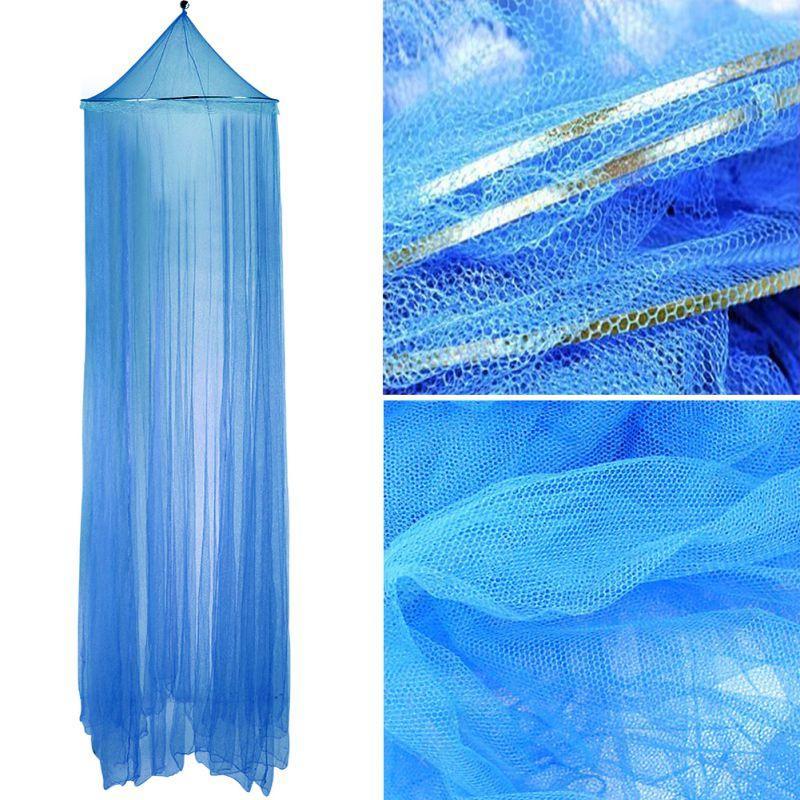 Elegant Hung Dome Mosquito Net for Double Bed Princess Girl Insect Net Round Curtains Canopy Lace Bedding Bedroom Mosquito Net
