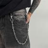 Брюки Y2K Цепочка для кошелька Панк Металлическая цепочка для брюк Мода Джинсы Брелок для ключей Брелок Для женщин Мужчин