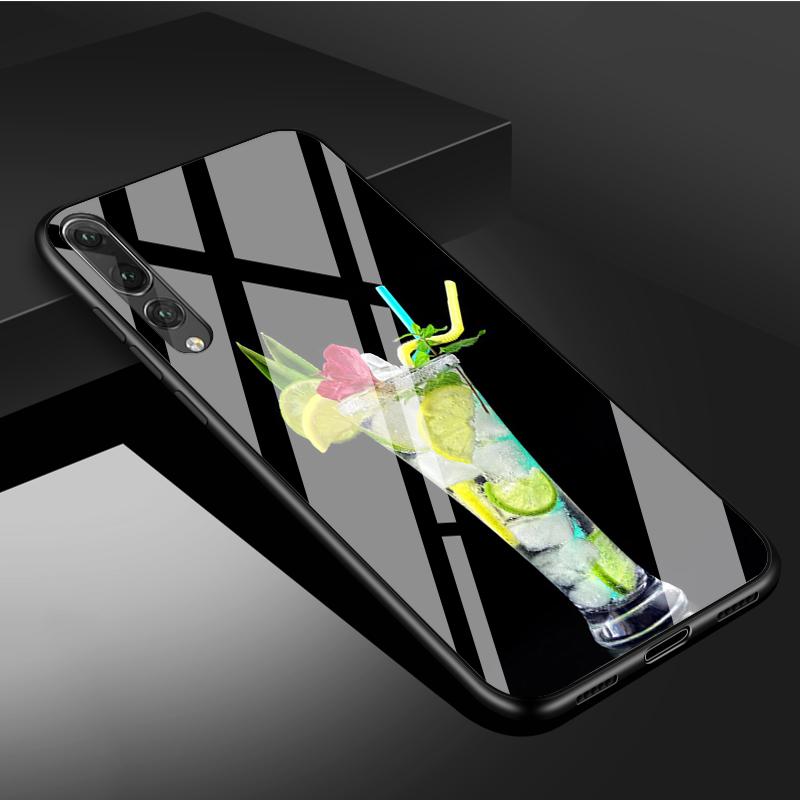 Чехол для телефона из закаленного стекла для Huawei P20 P30 P40 P40 Lite Pro Psmart Mate 20 30 Cover Shell