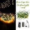 5/10/20ft Green Copper Wire Fairy Lights String Xmas Tree Lighting  for Indoor Outdoor