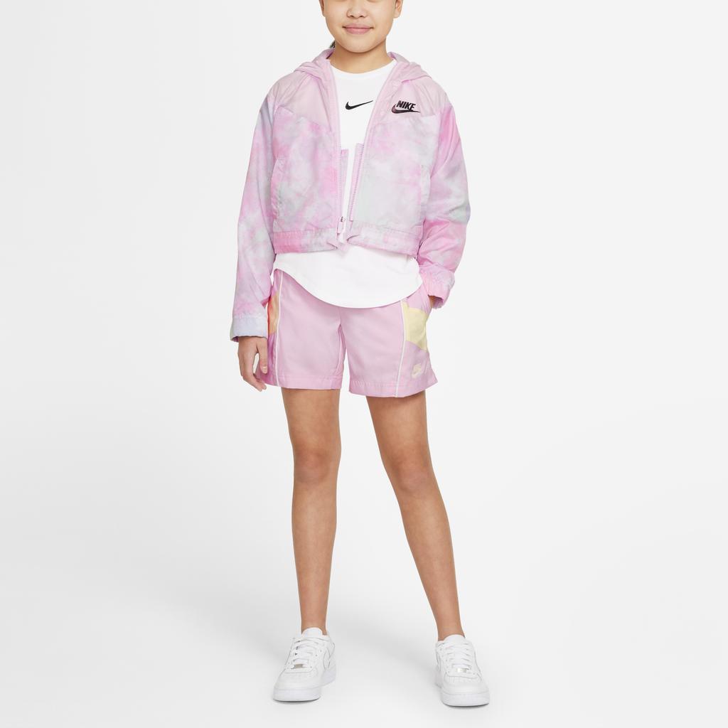 Nike Спортивная одежда Heritage Тканые шорты Детские штаны Пенопласт-розовый DA1382-663