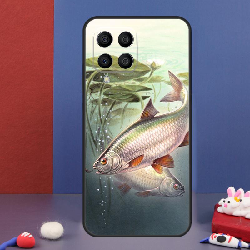 Fish Fishing Case For Samsung Galaxy M34 M14 M54 M13 M15 M36 M55 M35 M56 M16 M31 M11 M53 M12 M32 M52 M06