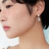 Geegee Clear Pebble Earring