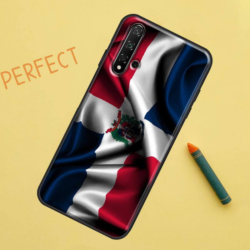 Флаг Доминиканской Республики Для Huawei Nova 12s 11i 7i 8i 12i Y73 Y70 Y90 Y60 Y72 Y61 Y91 9 10 SE P40 Lite P30 Pro Чехол