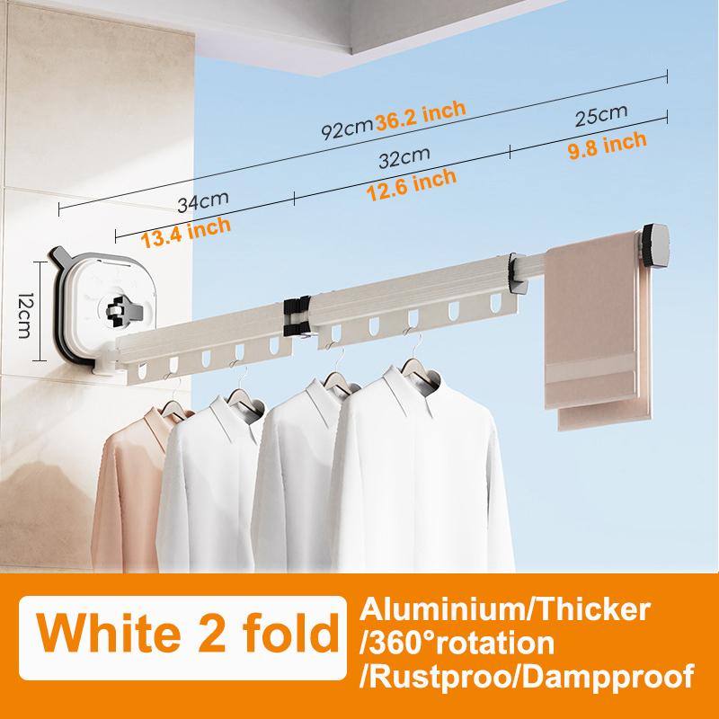 Настенная сушилка для белья с присоской, складная, экономящая место, сушилка для белья, выдвижные настенные сушилки
