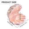 Delicate Ceramic Seashell Jewelry Tray Decorative Ring Holder Organizer For Bathroom Bedroom Dresser Home Decor