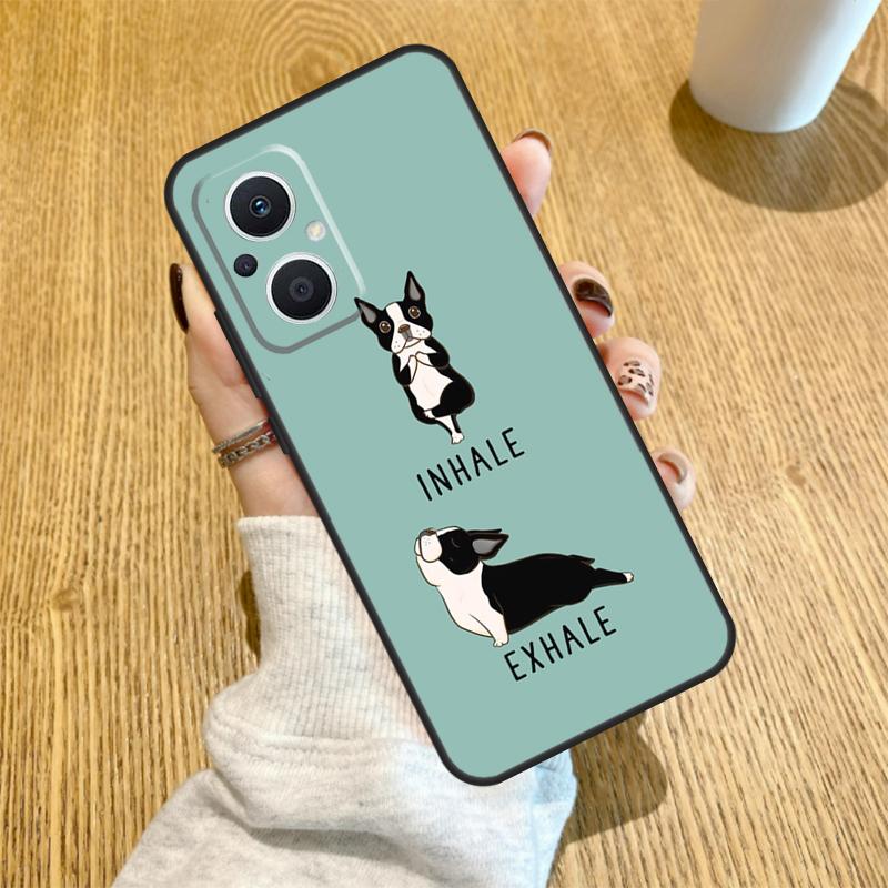 Чехол для телефона Boston Terrier Dog для OPPO Reno 7 8 Lite 14 F 13F 12F 11F 13 12 11 10 Pro OPPO Find X9 X8 X6 X5 Pro