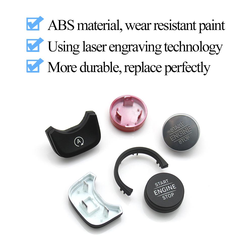 Car Engine Ignition Start Stop Switch Auto Button Trim Strip For Benz A B V CLA Sprinter W177 W247 W447 W448 W118 W907 W910