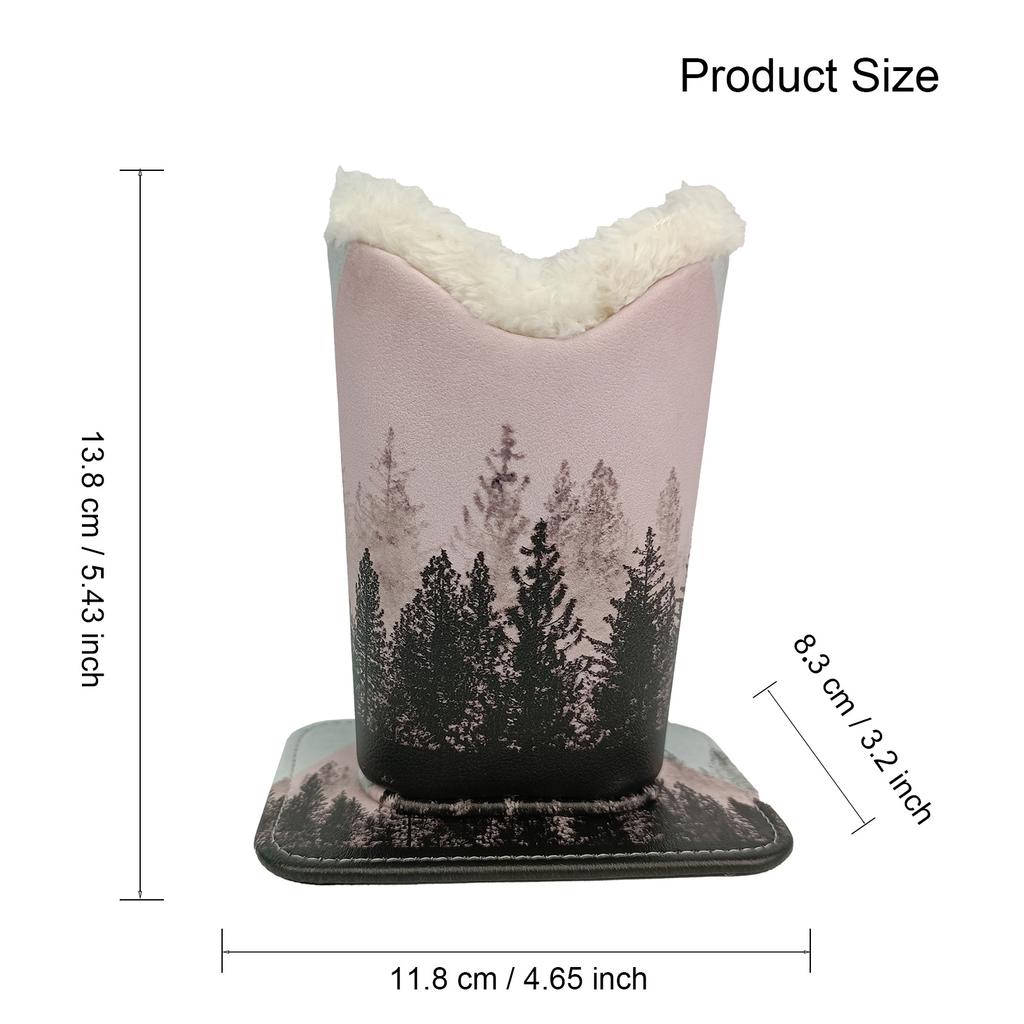 Плюшевый держатель для очков Кожаная подставка для демонстрации очков Тканевый держатель для карандашей Стильное минималистичное решение для хранения очков